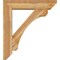 Ekena Millwork Legacy Slat Rough Sawn Bracket w/ Offset Brace, Western Red Cedar, 8"W x 36"D x 40"H BKT0806X36X40LEC06RWR - alternate 3